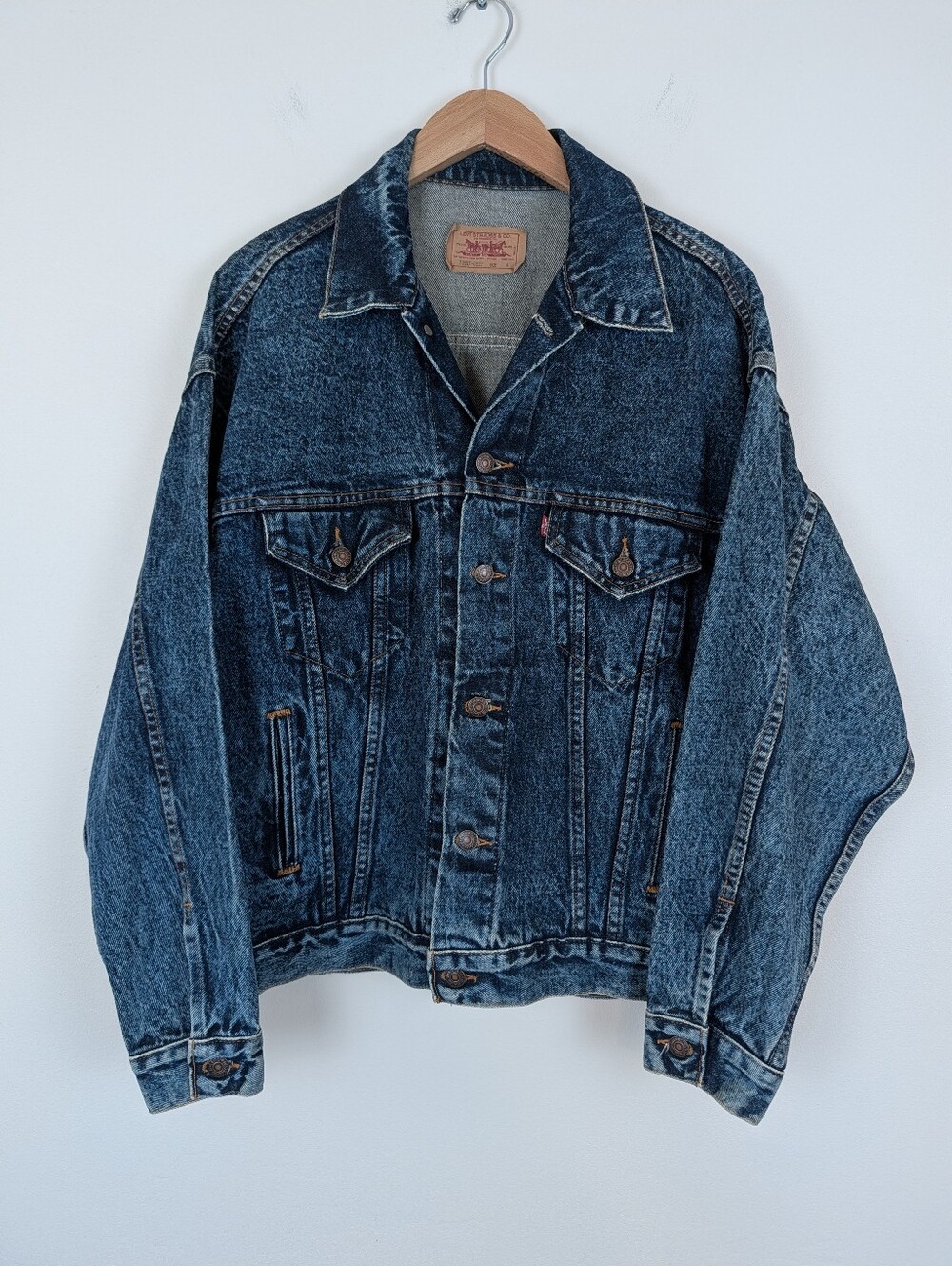 Vintage 1988 Levi's Acid Wash Type 3 Denim Trucker Jacket